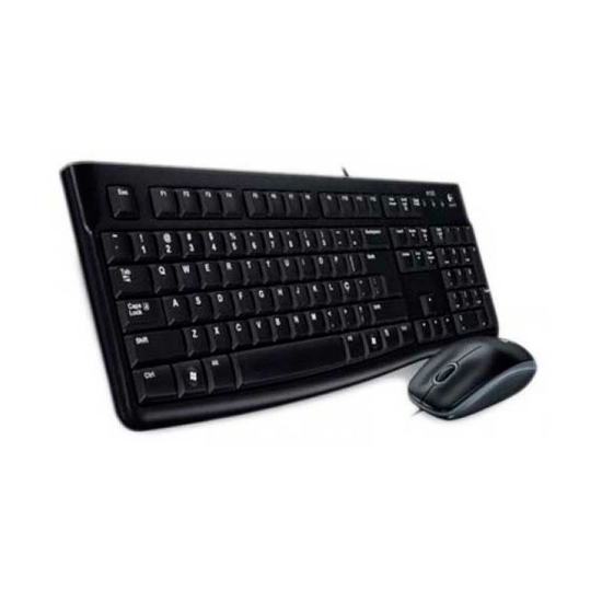Imagem de Combo Teclado e Mouse com Fio Logitech MK120 - Confiabilidade e Conforto