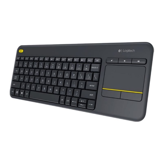 Imagem de TECLADO SEM FIO K400 CINZA LOGITECH