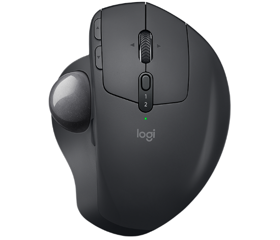 Imagem de MOUSE OPTICO TRACKBALL SEM FIO RECARREGAVEL MX ERGO - LOGITECH