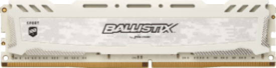 Imagem de MEMORIA DESKTOP BALLISTIX SPORT 8GB - DDR4 2400 MHZ - CL16 - PC419200 - UDIMM - SINGLE RANK - BRANCA- MICRON
