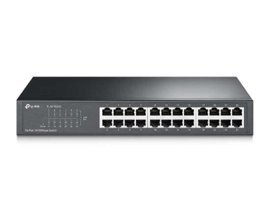 Imagem de TL-SF1024D           TP-LINK SWITCH FAST ETHERNET 10/100 - 24 PORTAS