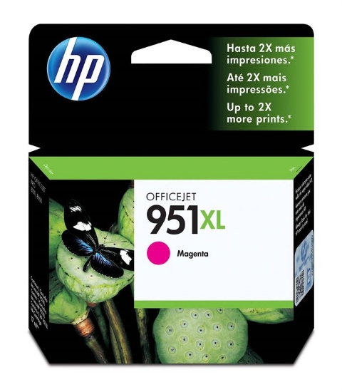 Imagem de CARTUCHO DE TINTA HP 951 XL MAGENTA ALTA CAPACIDADE