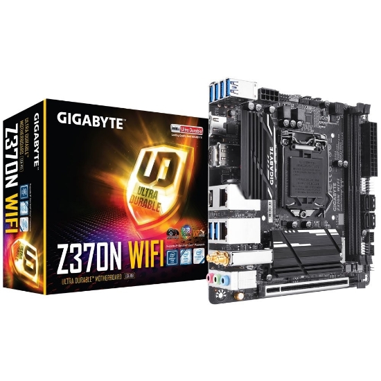 Imagem de MB P/INTEL, LGA1151 8ª GERAÇÃO, CHIPSET H370, 32GB, 2 DDR4, MINI-ITX - H370N WIFI