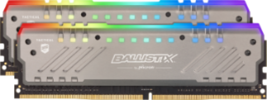 Imagem de MEMORIA DESKTOP BALLISTIX TRACER RGB 16GB KIT (8GBx2) DDR4 2666 MT/s (PC4-24000) CL16 SR x8 DIMM - MICRON