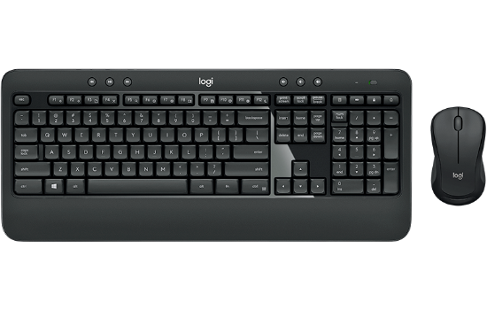 Imagem de KIT TECLADO E MOUSE SEM FIO MK540 LOGITECH