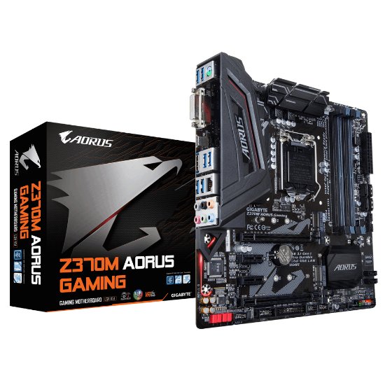 Imagem de MOTHERBOARD GIGABYTE PARA INTEL - Z370M AORUS GAMING 64GB DDR4