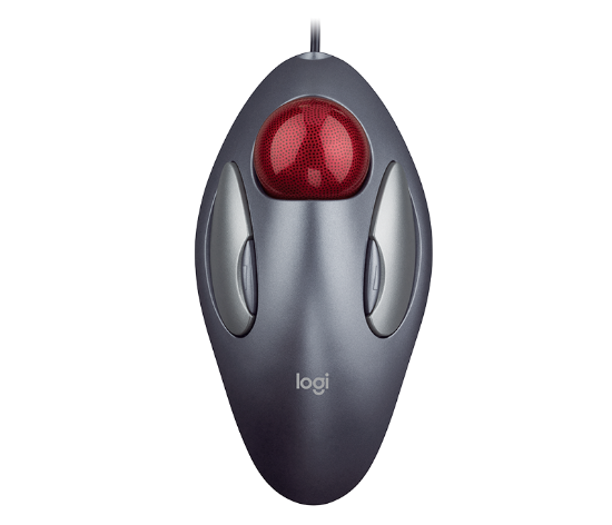 Imagem de MOUSE COM FIO TRACKBALL CINZA LOGITECH