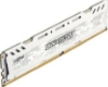 Imagem de MEMORIA BALLISTIX SPORT LT WHITE 8GB DDR4 2666 MT/S (PC4-21300) CL16 SR x8 Unbuffered DIMM 288pin