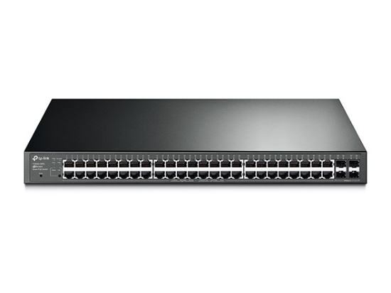 Imagem de T1600G-52PS       TP-LINK SWITCH SMART POE  GIGABIT 48 PORTAS COM 4 SLOTS SFP JETSTREAM