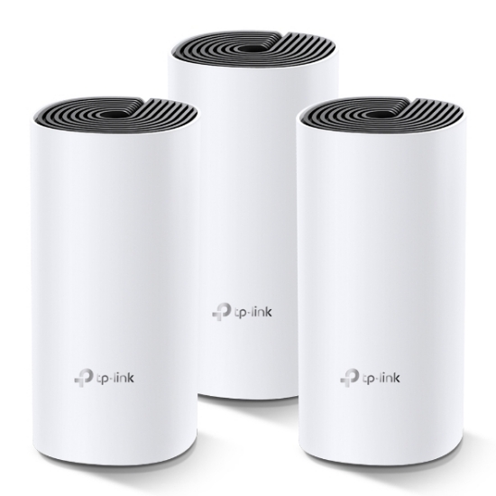 Imagem de DECO M4   ROTEADOR WIRELESS AC1200 COM INTERFACE POR MEIO DE 2 PORTAS ETHERNET GIGABIT 2,4GHZ  DECO M4(3-PACK)