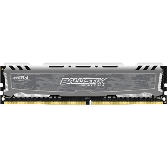 Imagem de MEMORIA BALLISTIX SPORT LT CINZA 4GB DDR4 2666 CL16 SR x8 DESKTOP COM DISSIPADOR