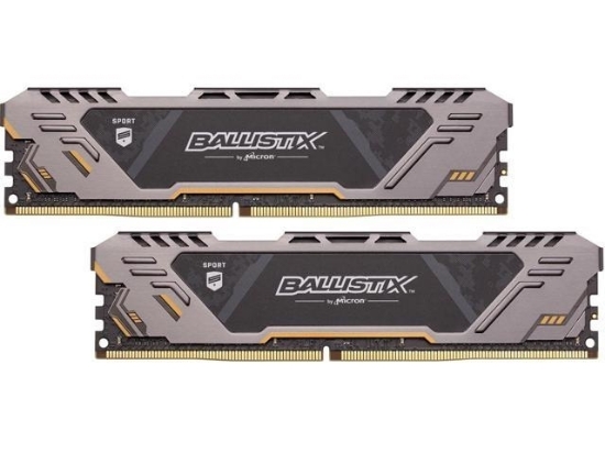 Imagem de BLS2K8G4D26BFSTK I  MEMORIA BALLISTIX SPORT DESKTOP 16GB KIT(8GBX2) DDR4 2666 MT/s (PC4-21300) CL16 DR x8 Unbuffered DIMM288pin