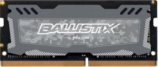 Imagem de BLS8G4S240FSDK I  - MEMORIA BALLISTIX  8GB DDR4 2400 MT/s (PC4-19200) CL16 SR x8 Unbuffered SODIMM 260pin