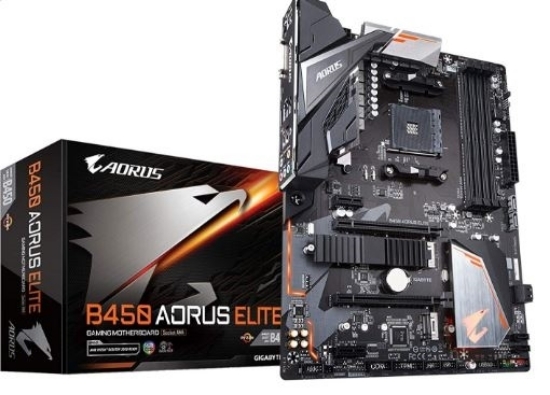 Imagem de MB P/ AMD AORUS ELITE I CHIPSET B450, SOCKET AM4, DDR4