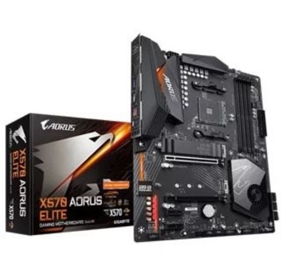 Imagem de X570 AORUS ELITE I  MOTHERBOARD P/ AMD SOCKET AM4 3º GERAÇÃO CHIPSET AMD X570 DDR4 PCI EXPRESS X16