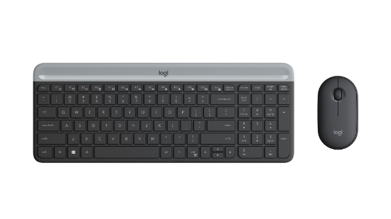 Imagem de KIT TECLADO E MOUSE SEM FIO MK470 LOGITECH