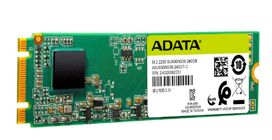 Imagem de SSD ADATA 240GB SU650NS38 M.2 SATA