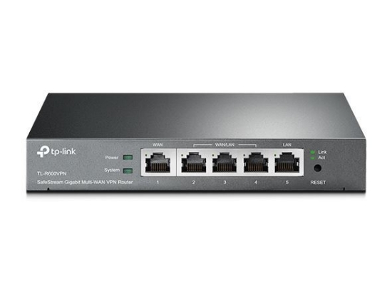 Imagem de TL-R600VPN             TP-LINK ROTEADOR GIGABIT VPN DE BANDA LARGA SAFESTREAM - TL-R600VPN