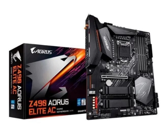 Imagem de MOTHERBOARD GIGABYTE AORUS Z490 AORUS ELITE AC,CHIPSET INTEL Z490 EXPRESS, LGA 1200, ATX, DDR4 - 10º GERACAO