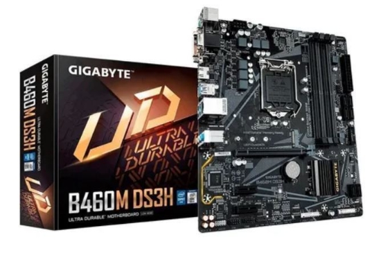 Imagem de MOTHERBOARD GIGABYTE B460M DS3H INTEL LGA 1200, ATX, DDR4 - 10º GERACAO