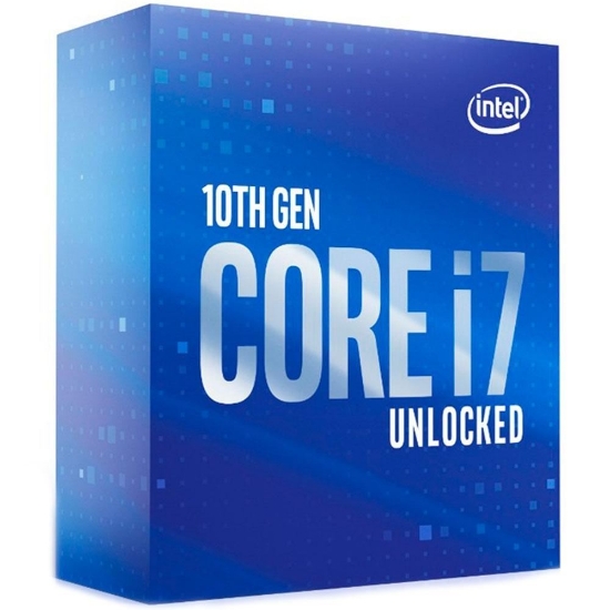 Imagem de PROCESSADOR INTEL I7 10700K, 3.80 GHZ (FREQUENCIA MAXIMA 5.10 GHZ) CACHE 16MB  FC-LGA 1200 10º GERACAO-  MARCA INTEL