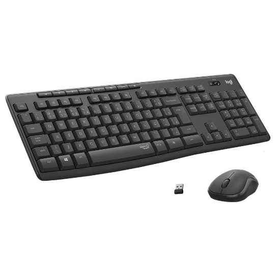 Imagem de KIT TECLADO E MOUSE SEM FIO MK295 LOGITECH