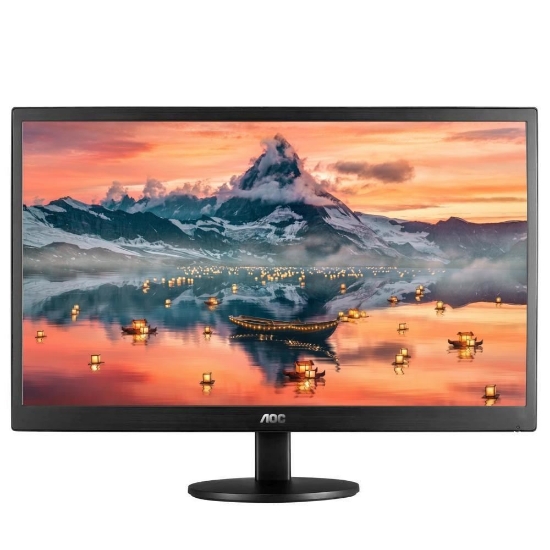 Imagem de AOC MONITOR 18.5" LED WIDE E970SWHNL VGA/HDMI PRETO                                                                                                                                                                                             