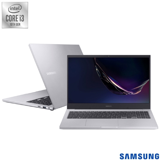 Imagem de SAMSUNG BOOK E40 CORE I3-10110U, WIN 10 H, 4GB, 256GB SSD, 15.6'' FHD LED PRATA                                                                                                                                                                 