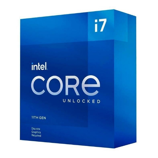 Imagem de PROCESSADOR INTEL CORE I7-11700KF 11ª GERACAO, CACHE 16MB, 3.6 GHZ (4.9GHZ TURBO), LGA1200 - BX8070811700KF (NAO TEM: PLACA GRAF