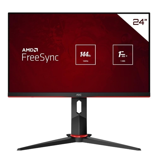 Imagem de AOC MONITOR 23,8" WIDESCREEN IPS BORDA ULTRAFINA VGA HDMI DP