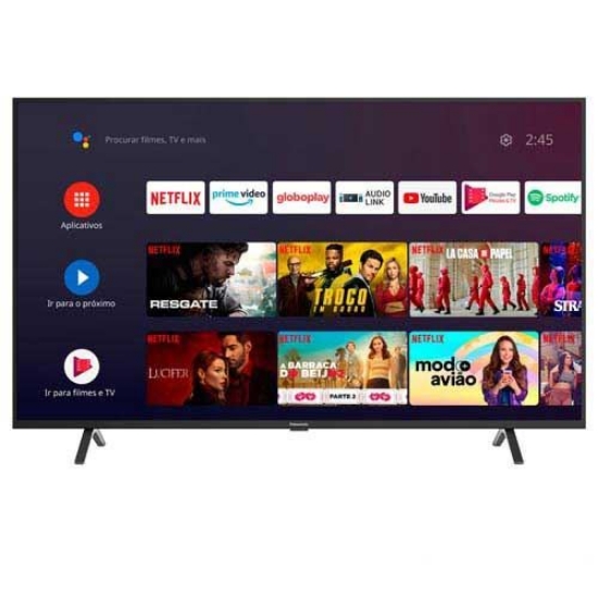 Imagem de PANASONIC SMART TV LED 55" 4K ULTRA HD, 3 HDMI, 2 USB, WI-FI, HDR, ANDROID TV, MODO HOTEL, CHROMECAST - 1 ANO DE GARANTIA                                                                                                                       