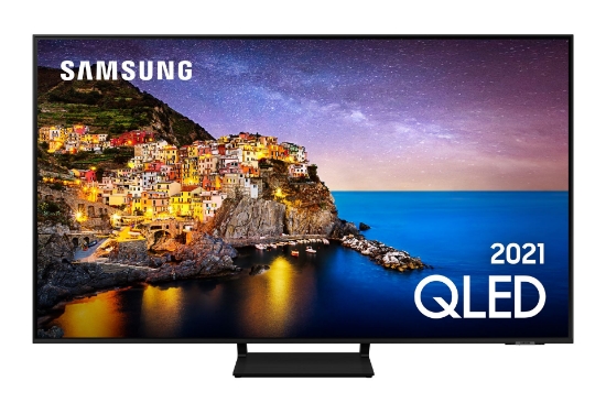 Imagem de SAMSUNG SMART TV QLED 4K Q70A 55" MODO GAME, PROC. IA, SOM EM MOVIMENTO VIRTUAL, TELA SEM LIMITES, SLIM, ALEXA COMPATIVEL                                                                                                                       