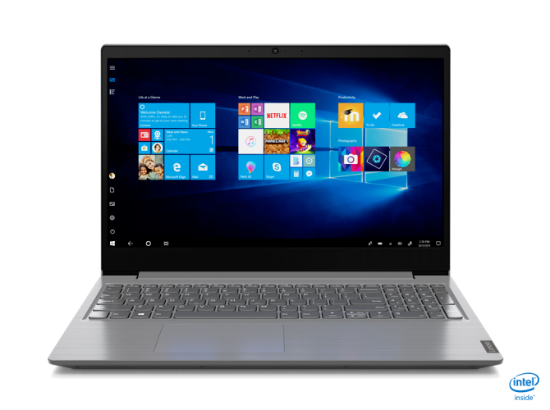 Imagem de LENOVO NOTEBOOK V15, 15,6" HD, CORE I3-10110U, 4GB, 256 SSD - WIN 10 PRO- 1 ANO ONSITE                                                                                                                                                          