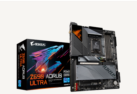 Imagem de MOTHERBOARD GIGABYTE Z690 AORUS ULTRA CHIPSET INTEL Z690 LGA1700  DDR5 - 12ª GERACAO