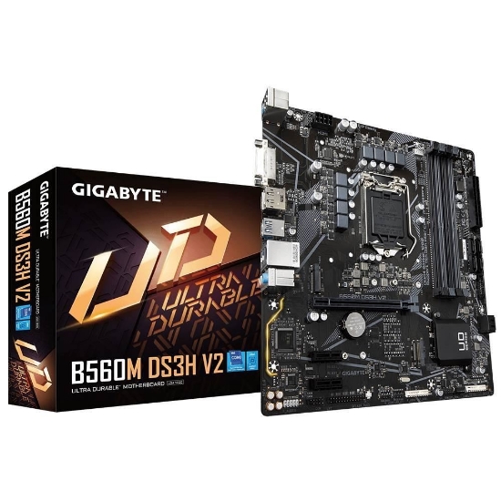 Imagem de MOTHERBOARD GIGABYTE B560M DS3H V2 (REV. 1.0), INTEL LGA1200, MICRO ATX, DDR4 DDR4 - SUPORTE 10º/11º GERACAO