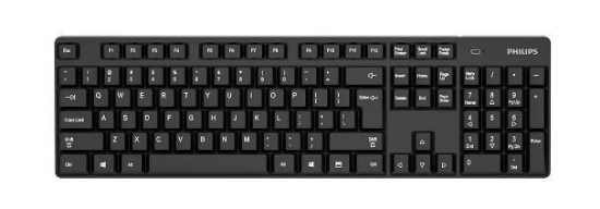 Imagem de PHILIPS TECLADO SEM FIO SPK6501 107 TECLAS ABNT2 PRETO                                                                                                                                                                                          