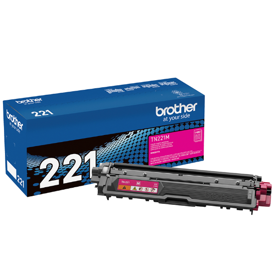 Imagem de BROTHER TONER MA GENTA TN221MBR COM RENDIMENTO PARA ATE 1400 IMPRESSOES