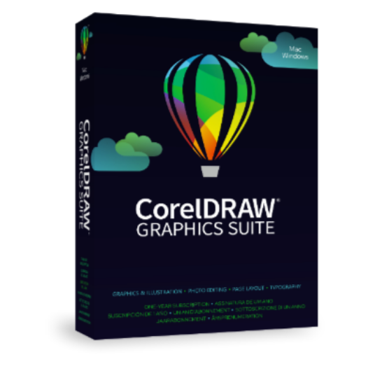 Imagem de CORELDRAW GRAPHICS SUITE 365-DAY SUBSCRIPTION WIN/MAC