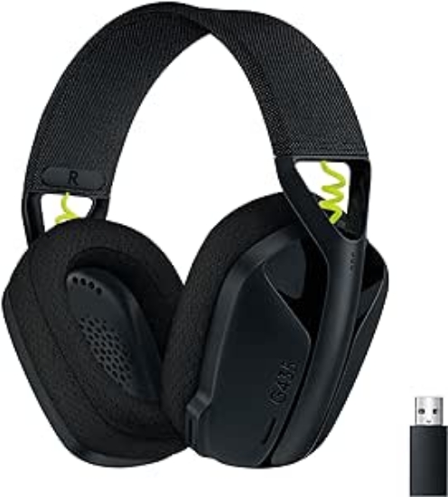 Imagem de HEADSET GAMER SEM FIO CONEXAO BLUETOOTH G435 PRETO LIGHTSPEED WIRELESS GAMING  BLACK