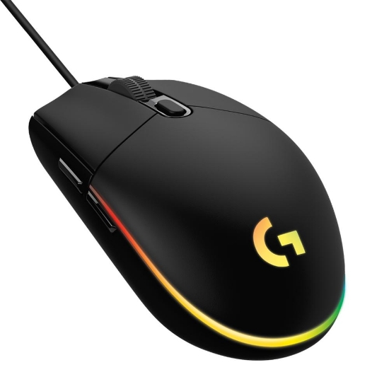 Imagem de MOUSE PARA JOGOS G203 LIGHTSYNC PRETO LOGITECH