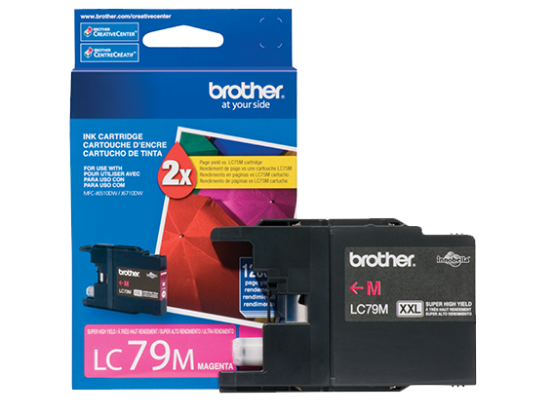 Imagem de BROTHER CARTUCHO DE TINTA MAGENTA LC79M PARA ATE 600 IMPRESSOES