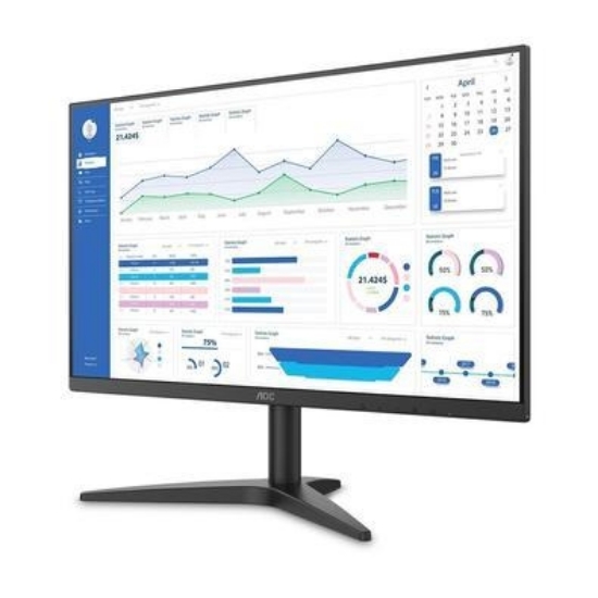 Imagem de AOC MONITOR 27" LED WIDE 27B1HM 8MS 75HZ HDMI/VGA PRETO VESA (100X100)                                                                                                                                                                          