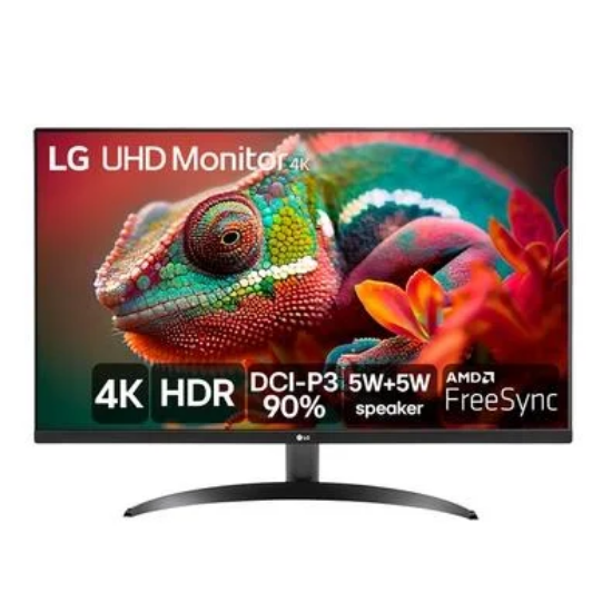 Imagem de LG MONITOR LED 32UR500-B 32" UHD 4K INCLINACAO/HDMI(2X)/DP VESA 100X100MM                                                                                                                                                                       