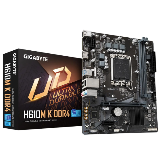Imagem de PLACA MAE H610M K DDR4 SOCKET INTEL LGA1700 14ª 13ª E 12ª GERACAO - H610M K DDR4