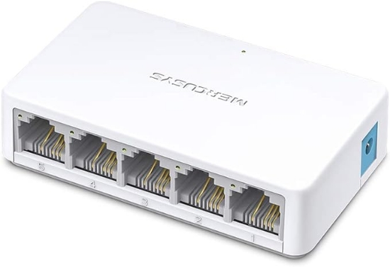 Imagem de SWITCH DE MESA 5 PORTAS 10/100MBPS