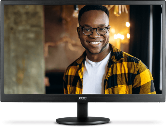 Imagem de AOC MONITOR 18,5” LED WIDE E970SWHNL VGA/HDMI PRETO                                                                                                                                                                                             