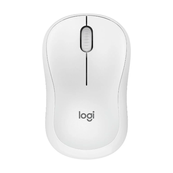 Imagem de Mouse Sem Fio Logitech M240 Branco - Conforto e Precisão 910-007116