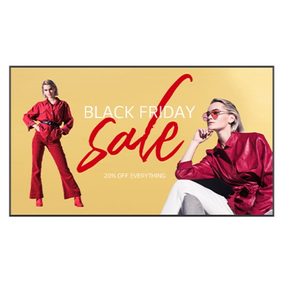 Imagem de LG Monitor LFD 110" UHD 4K 110UM5K-B Stand Alone 500 nits com HDMI/DP/DVI-D/USB