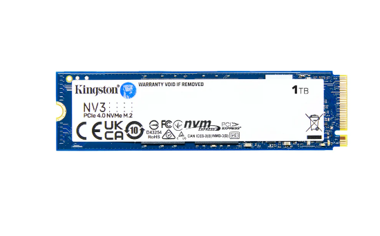 Imagem de SSD Kingston NV3 1TB M.2 2280 NVMe - Alta Velocidade 6000/4000MB/s