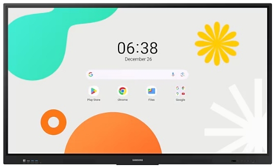 Imagem de Samsung Display Interativo 75” WAF UHD 4K Android 14 - WA75F, 40 Pontos de Contato, HDMI/USB-C, 400 Nits